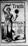 Truth Thursday 08 January 1891 Page 1