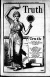 Truth Thursday 15 October 1891 Page 1