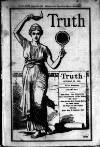 Truth Thursday 29 October 1891 Page 1