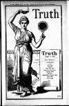 Truth Thursday 09 March 1893 Page 1