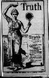 Truth Wednesday 11 August 1909 Page 1