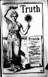 Truth Wednesday 12 January 1910 Page 1