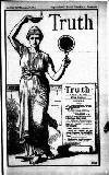 Truth Wednesday 03 August 1910 Page 1
