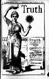 Truth Wednesday 14 September 1910 Page 1