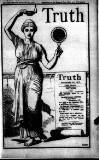 Truth Wednesday 23 November 1910 Page 1