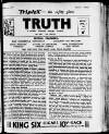 Truth Friday 05 March 1943 Page 1