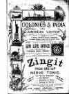 Colonies and India Saturday 10 January 1891 Page 1