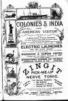 Colonies and India Saturday 11 April 1891 Page 1