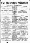 Nuneaton Observer Friday 04 October 1878 Page 1
