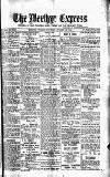 Merthyr Express Saturday 22 October 1921 Page 1
