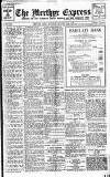 Merthyr Express Saturday 22 January 1938 Page 1