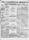 Cradley Heath & Stourbridge Observer Saturday 31 January 1874 Page 1