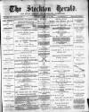 Stockton Herald, South Durham and Cleveland Advertiser Saturday 21 February 1880 Page 1