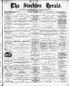 Stockton Herald, South Durham and Cleveland Advertiser Saturday 24 December 1881 Page 1