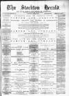 Stockton Herald, South Durham and Cleveland Advertiser Saturday 02 August 1884 Page 1