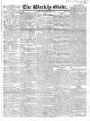 Weekly Globe Sunday 31 October 1824 Page 1