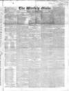 Weekly Globe Sunday 05 December 1824 Page 1