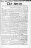 Union Friday 30 January 1857 Page 1