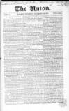 Union Thursday 24 December 1857 Page 1