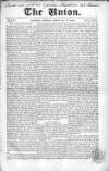 Union Friday 17 February 1860 Page 1