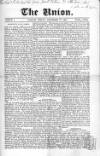 Union Friday 13 December 1861 Page 1