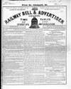 Railway Bell and London Advertiser Saturday 06 July 1844 Page 1