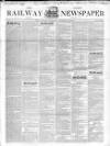 London Railway Newspaper Saturday 15 November 1845 Page 1