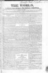 World and Fashionable Sunday Chronicle Monday 08 June 1818 Page 1