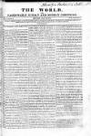 World and Fashionable Sunday Chronicle Monday 13 July 1818 Page 1