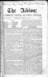 Albion Wednesday 16 February 1853 Page 1