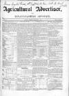 Agricultural Advertiser and Tenant-Farmers' Advocate Monday 09 March 1846 Page 1
