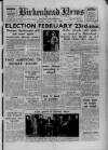 Birkenhead News Wednesday 11 January 1950 Page 1