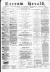 Barrow Herald and Furness Advertiser Saturday 18 October 1890 Page 1