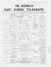 East Riding Telegraph Saturday 04 May 1895 Page 1