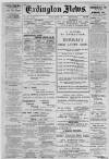 Erdington News Saturday 05 October 1907 Page 1