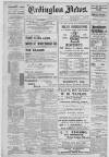 Erdington News Saturday 13 November 1909 Page 1