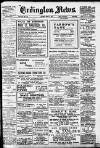 Erdington News Saturday 22 March 1913 Page 1