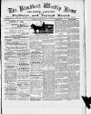 Blandford Weekly News Saturday 11 August 1888 Page 1