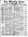 Blandford Weekly News Saturday 14 September 1889 Page 1