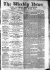 Blandford Weekly News Thursday 04 September 1890 Page 1