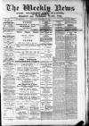 Blandford Weekly News Thursday 20 November 1890 Page 1