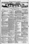 Blandford and Wimborne Telegram Friday 18 February 1881 Page 1