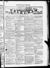 Blandford and Wimborne Telegram Friday 05 March 1886 Page 1
