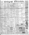 Bridgend Chronicle, Cowbridge, Llantrisant, and Maesteg Advertiser Friday 24 October 1884 Page 1