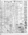 Bridgend Chronicle, Cowbridge, Llantrisant, and Maesteg Advertiser Friday 31 October 1884 Page 1