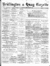 Bridlington and Quay Gazette Friday 28 October 1898 Page 1