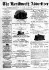 Kenilworth Advertiser Saturday 11 March 1882 Page 1
