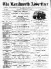 Kenilworth Advertiser Saturday 15 November 1884 Page 1