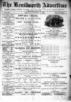 Kenilworth Advertiser Saturday 24 January 1885 Page 1