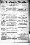 Kenilworth Advertiser Saturday 21 February 1885 Page 1